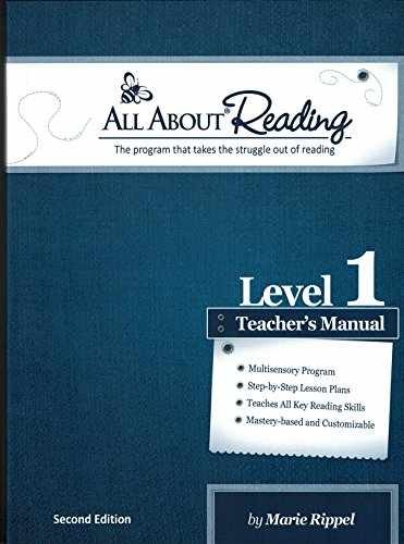 All About Reading Level 1 Teachers – Paperback, by Marie Rippel – Acceptable w