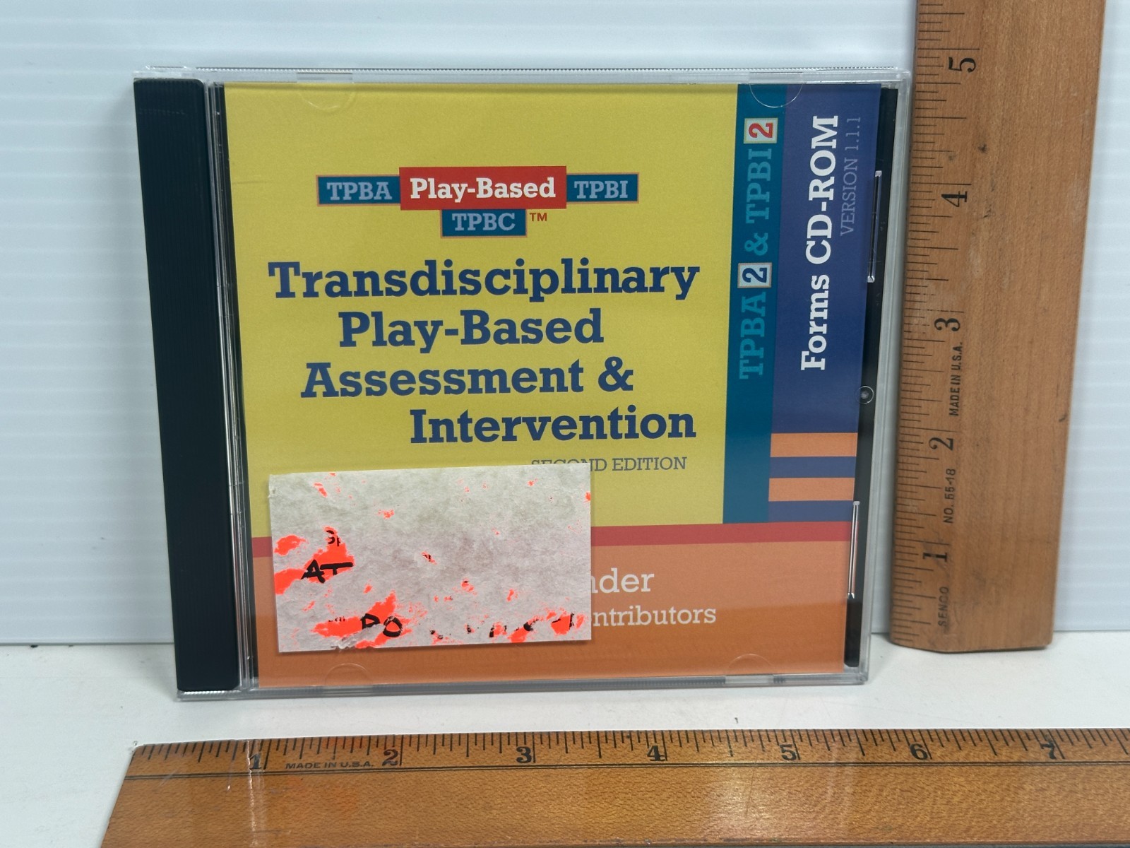 Transdisciplinary Play-Based Risk Assessment Intervention 2nd Ed CD Toni Linder