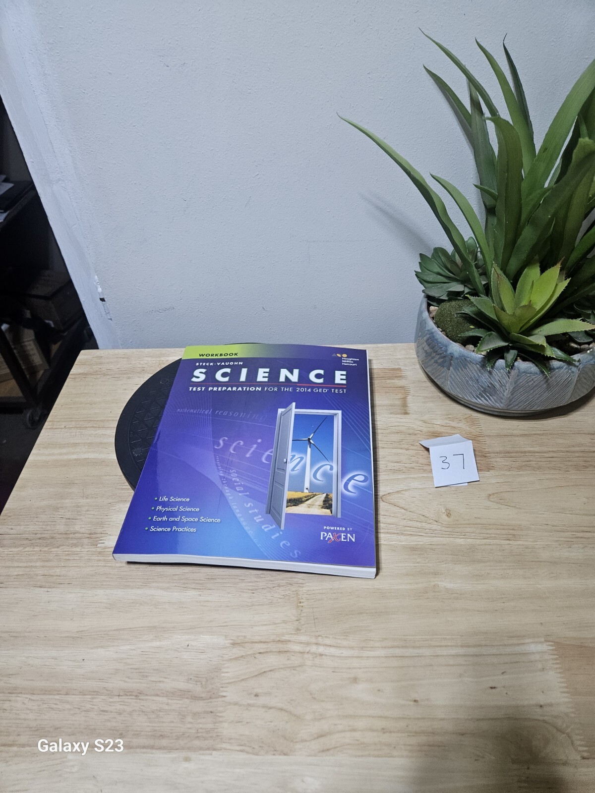Steck-Vaughn SCIENCE Test Preparation for GED, Workbook 2014 Prep w/Key UNUSED