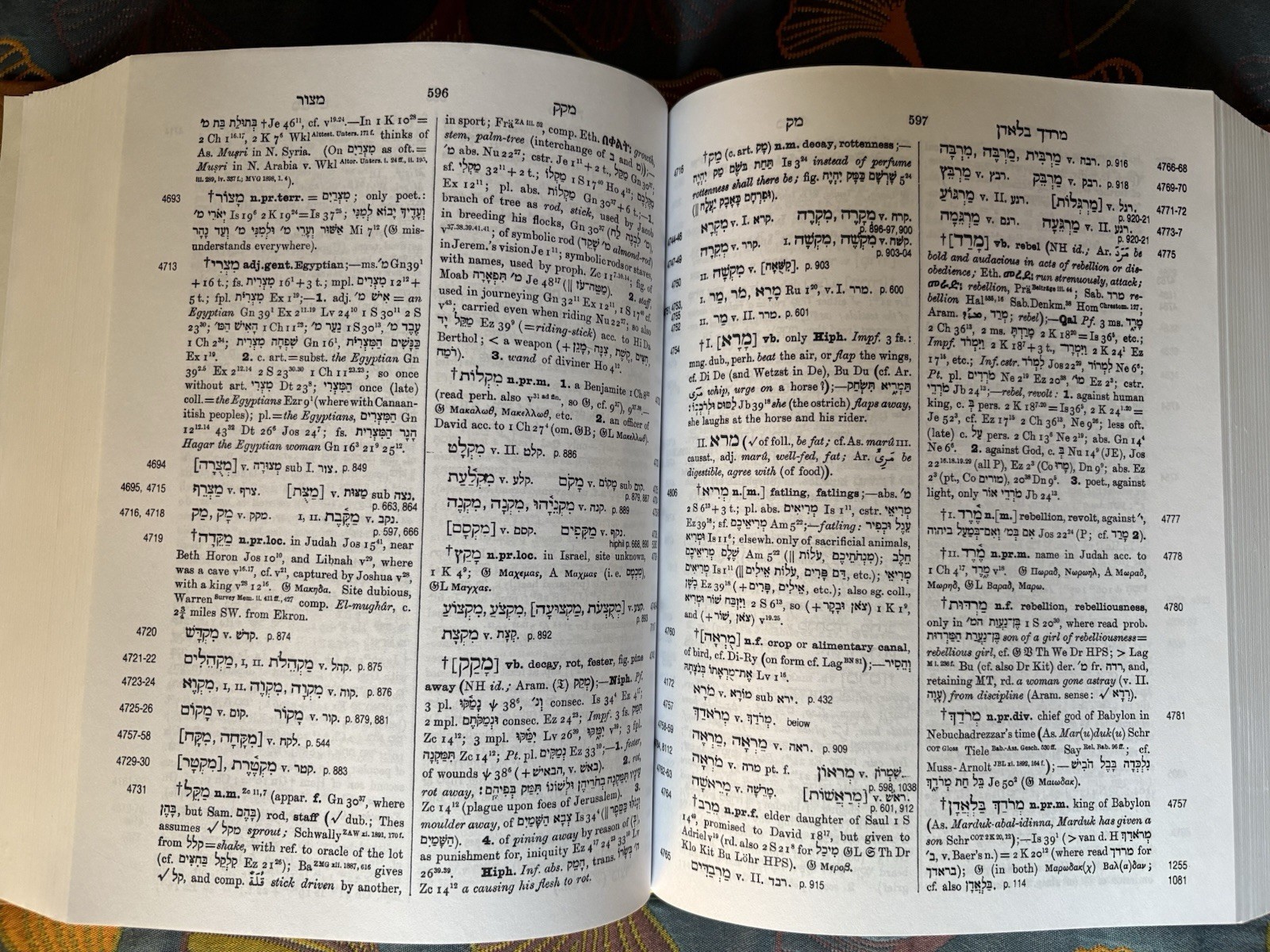 Brown-Driver-Briggs Hebrew & English Lexicon w/ Strong’s Numbers HC