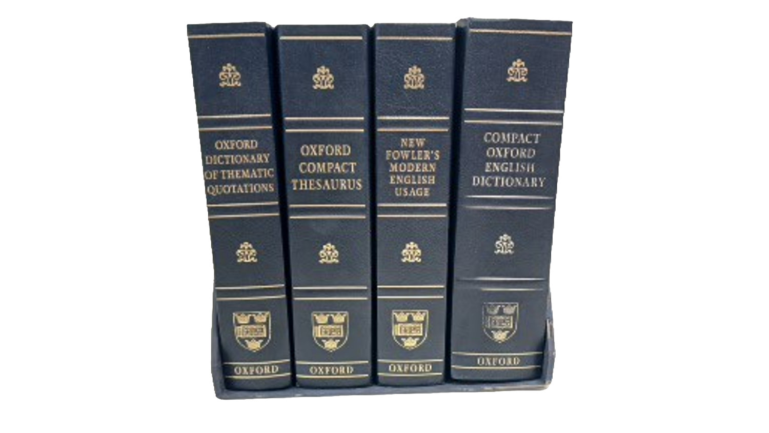 Oxford Reference Book Set 4 Hardbacks in Slipcase Dictionary Thesaurus