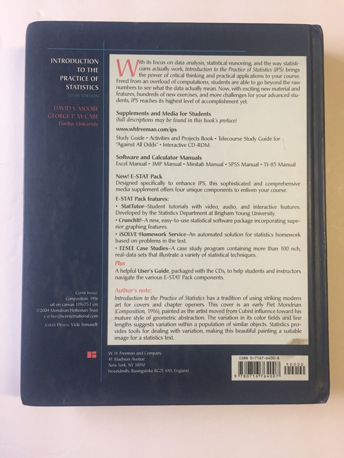 Introduction to the Practice of Statistics by George P. McCabe and David S….