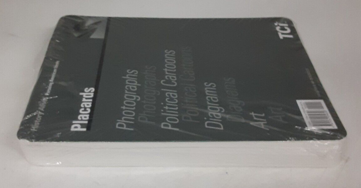 History Alive! Pursuing American Ideals Placards by TCI Unused