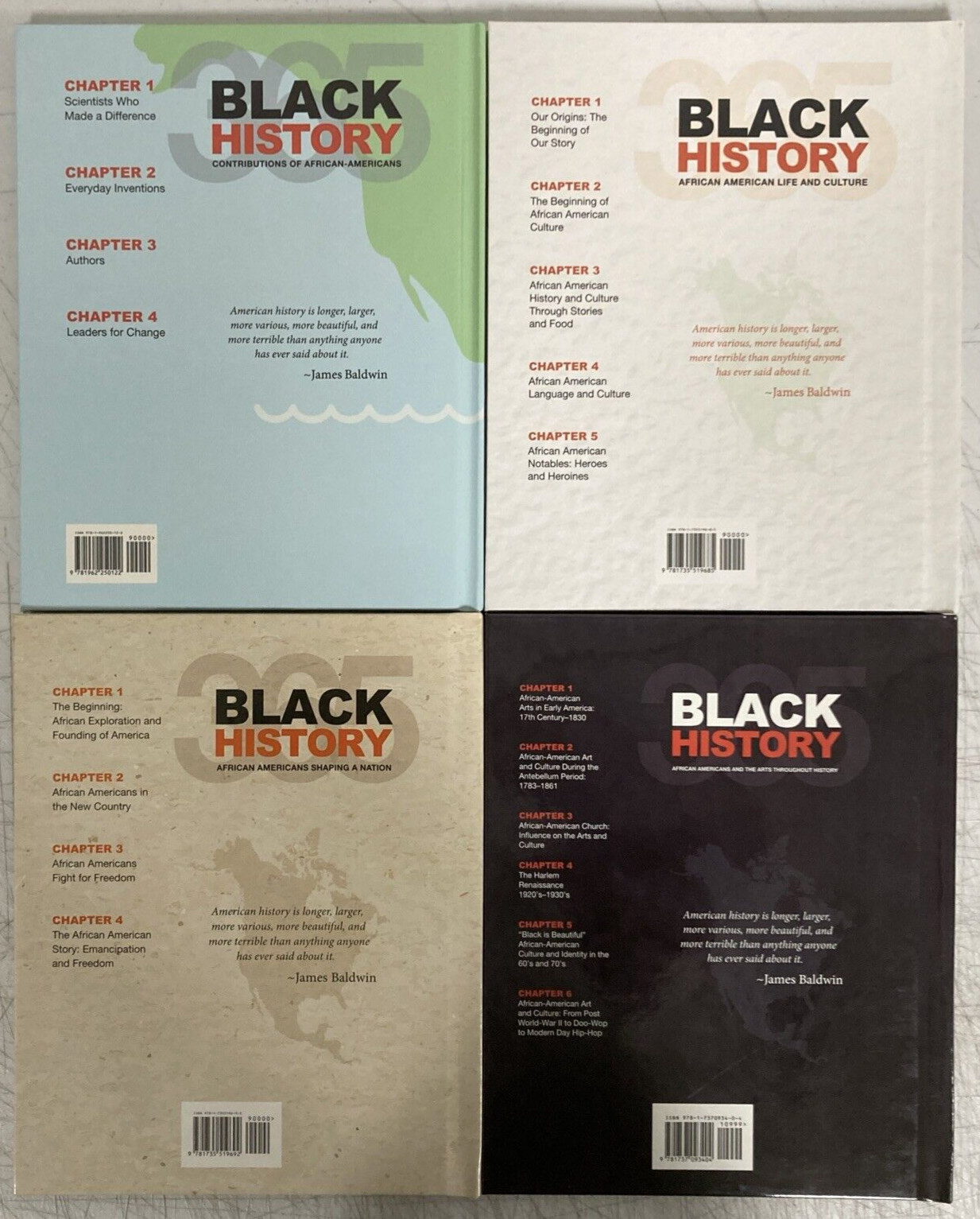 Black History 365 Kindergarten – 8th Grade Books w/ Teacher Resource Guides