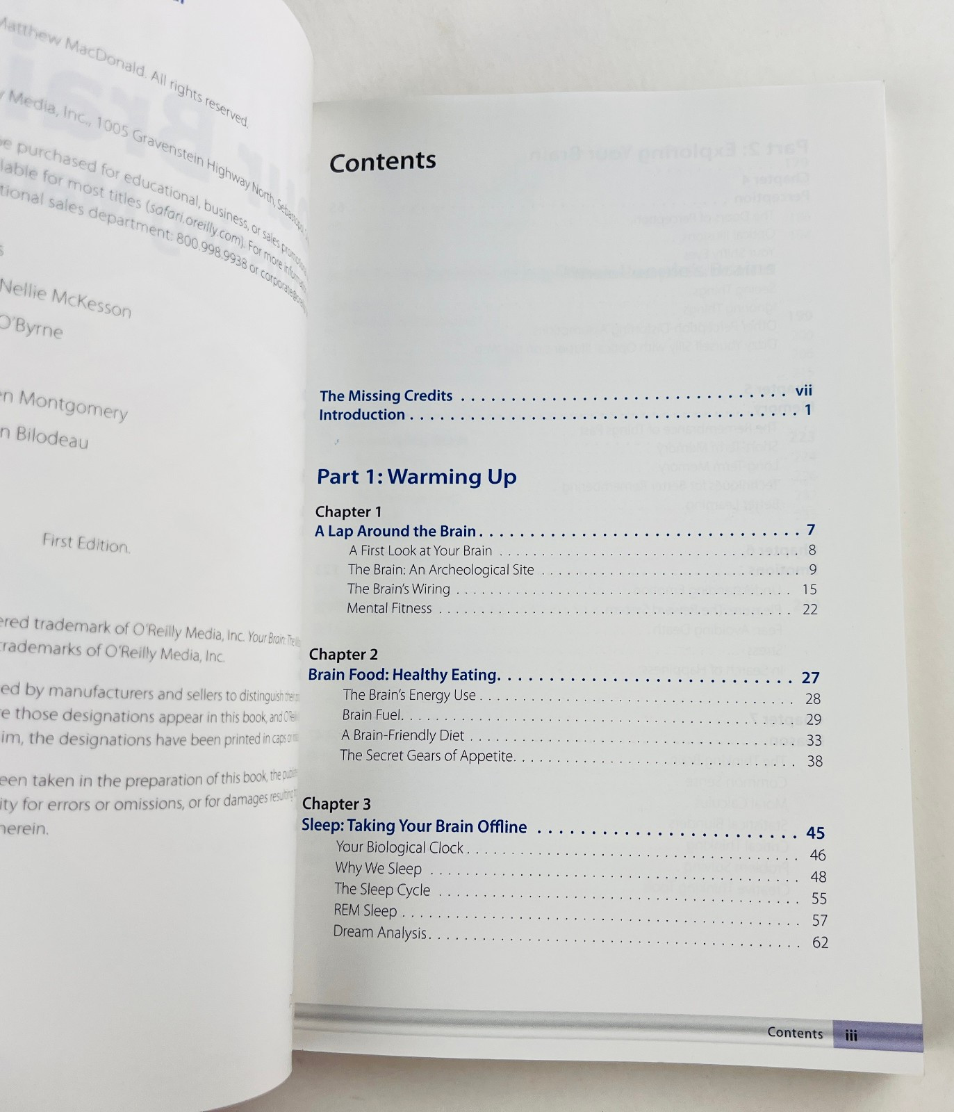 Your Brain The Missing Manual Matthew MacDonald Neuroscience Psychology Book