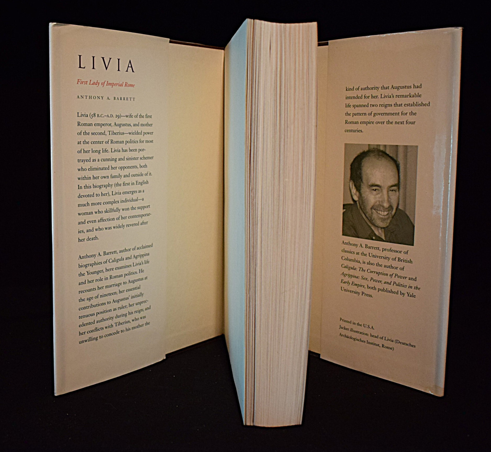 Livia : First Lady of Imperial Rome by Anthony A. Barrett ~c2002 ~Pages 425 ~HC