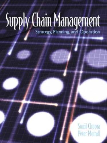Supply Chain Management: Strategy, Planning and Operations – VERY GOOD