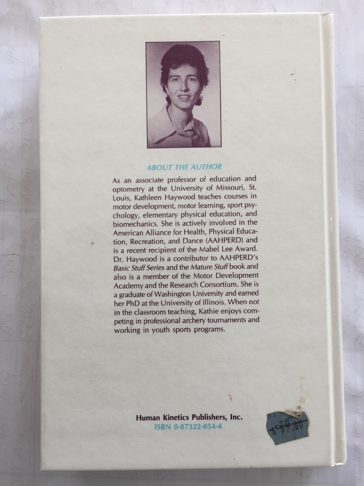 Life Span Motor Development by Kathleen Haywood (Hardback, 1993)