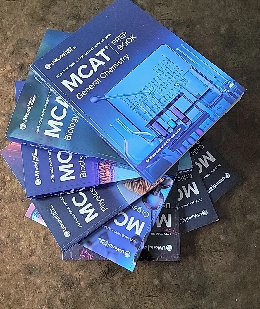 UWorld MCAT 2025-2026 Review Books ( Physical Books ONLY, No Digital Content)