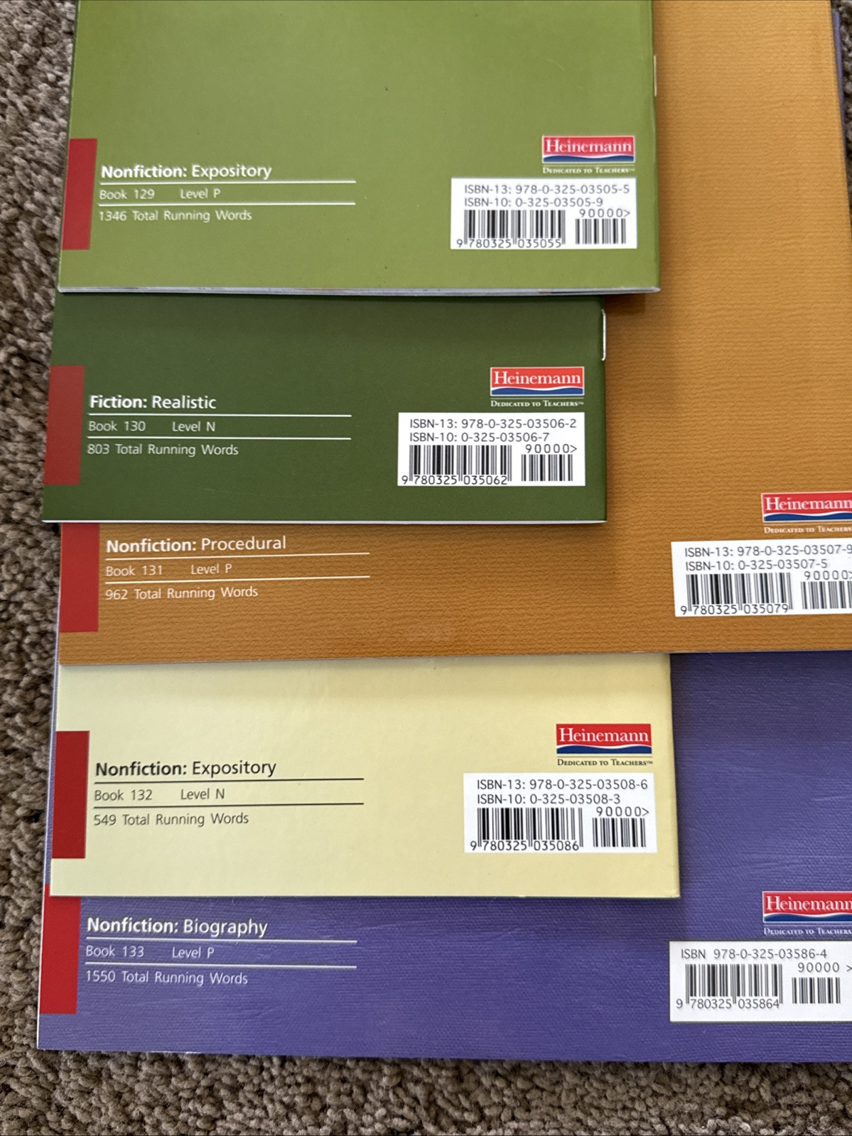 Fountas & Pinnell LLI Red System Grade 3 Lessons 129-160 Level P, 25 Books NEW