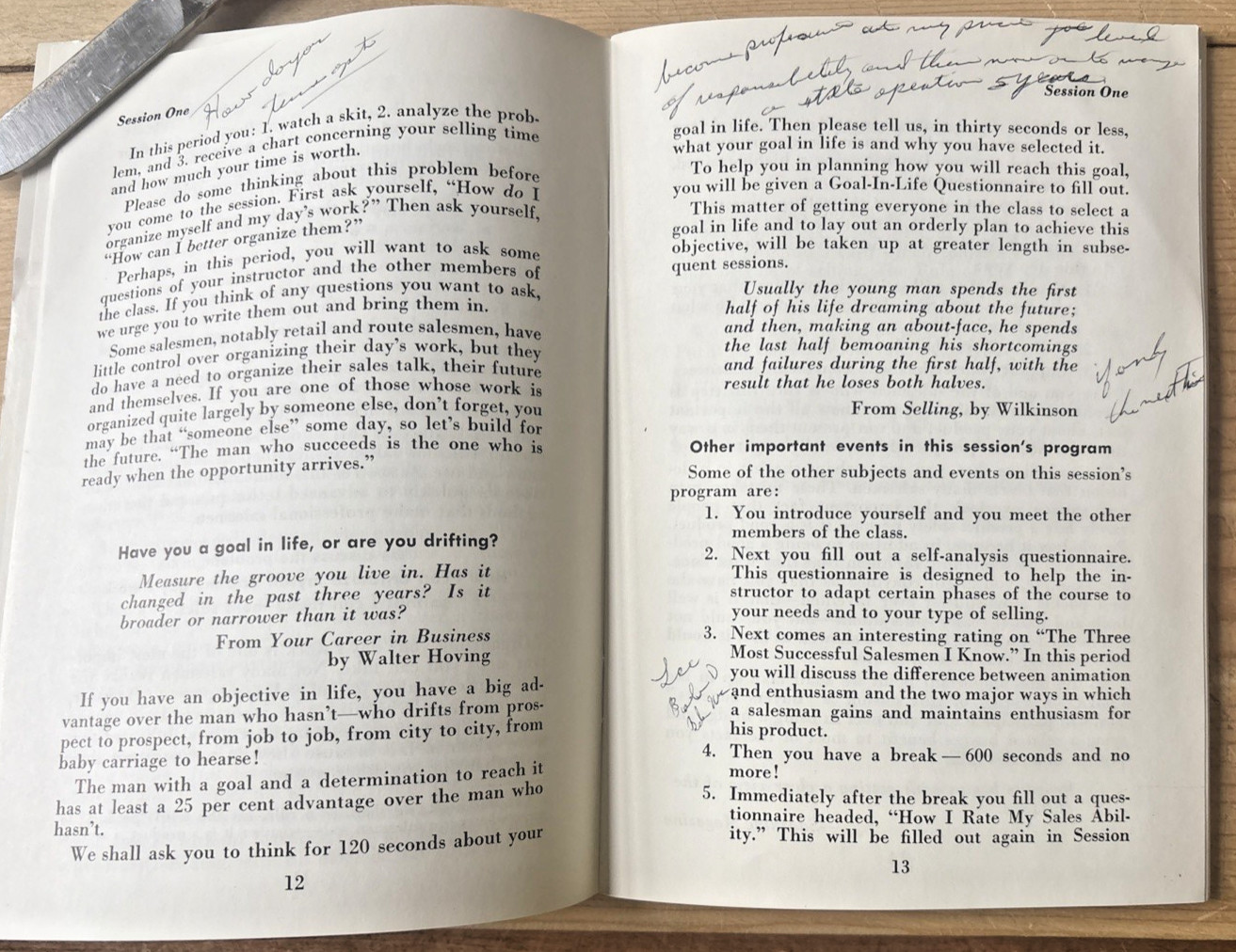 ~The Green Back Book Dale Carnegie Sales Course 68 Pages ~Vintage 1967