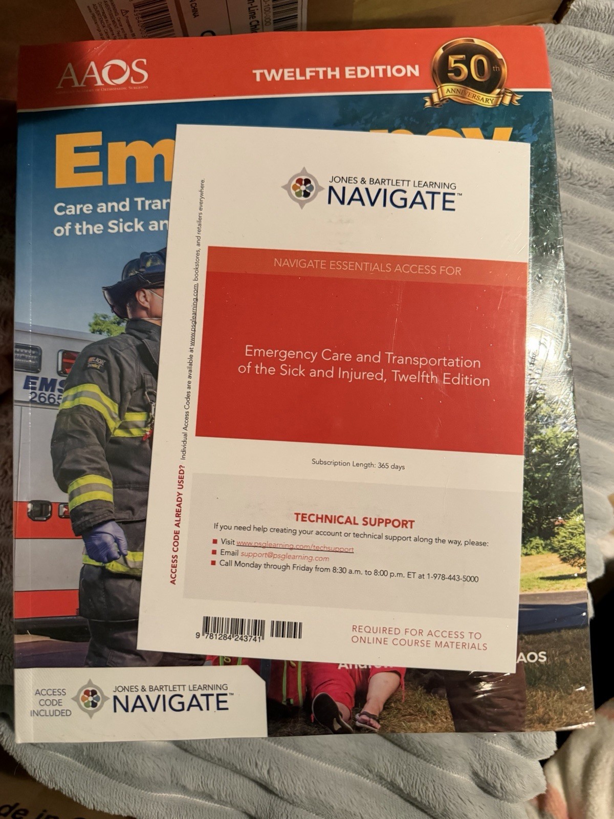 AAOS Emergency Care & Transportation Twelfth Edition Hardcover + Access Code
