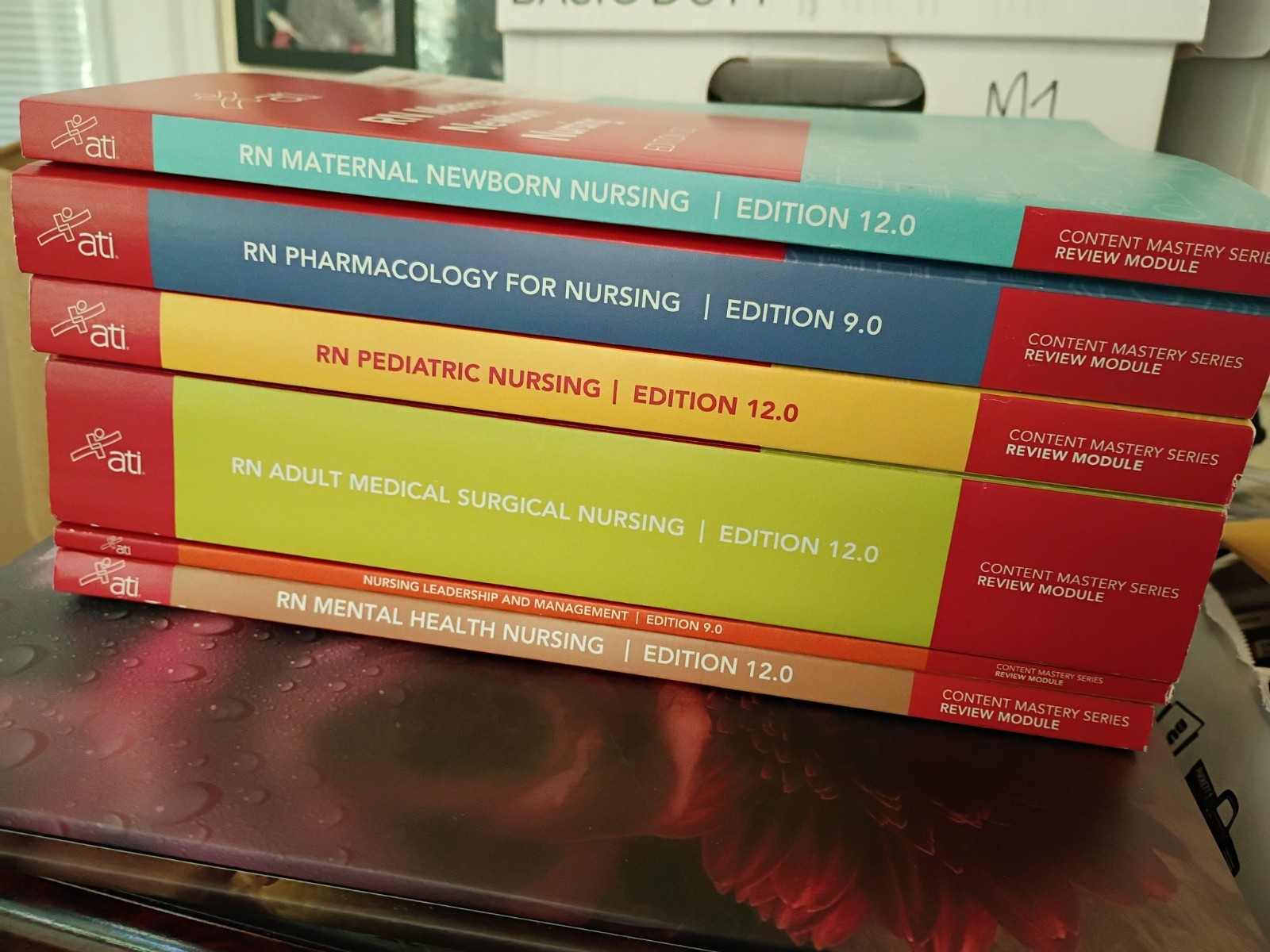 ATI Content Mastery Series RN Nursing Review Modules Lot of 6 -Mixe ed Like New!