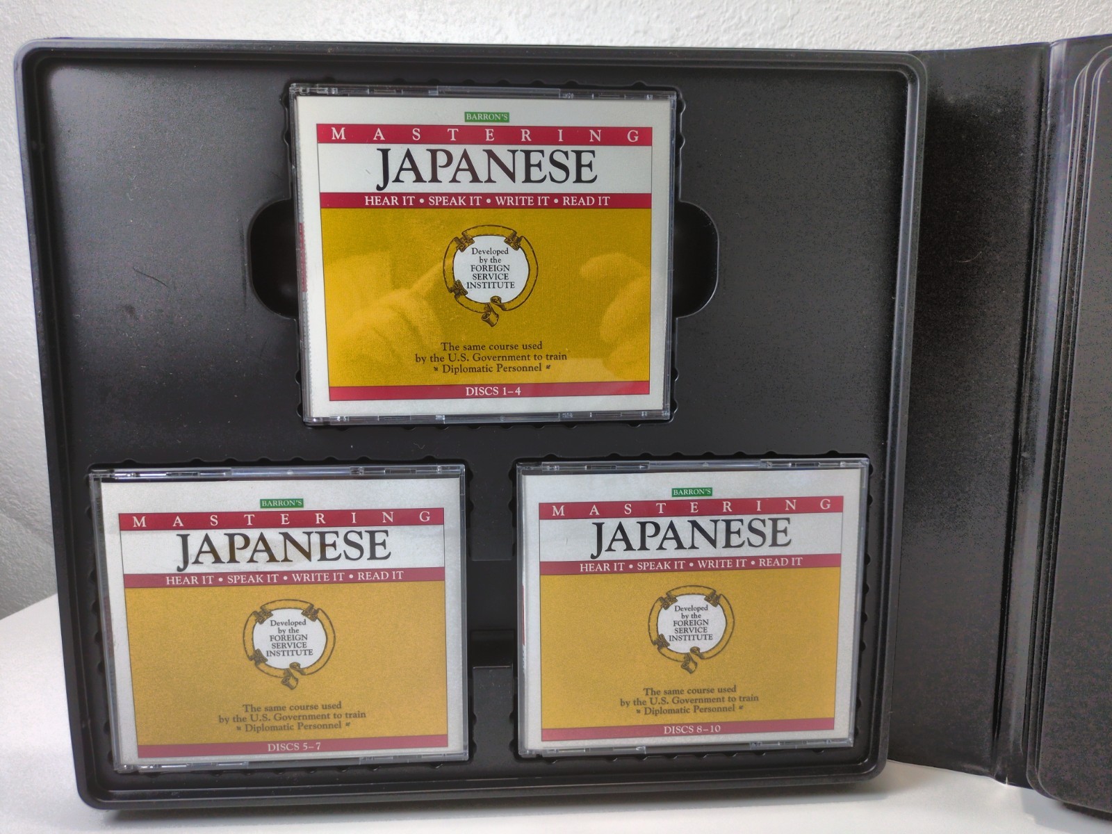 Barron’s Mastering Japanese Official FSI-based Course CD Edition NEW & COMPLETE