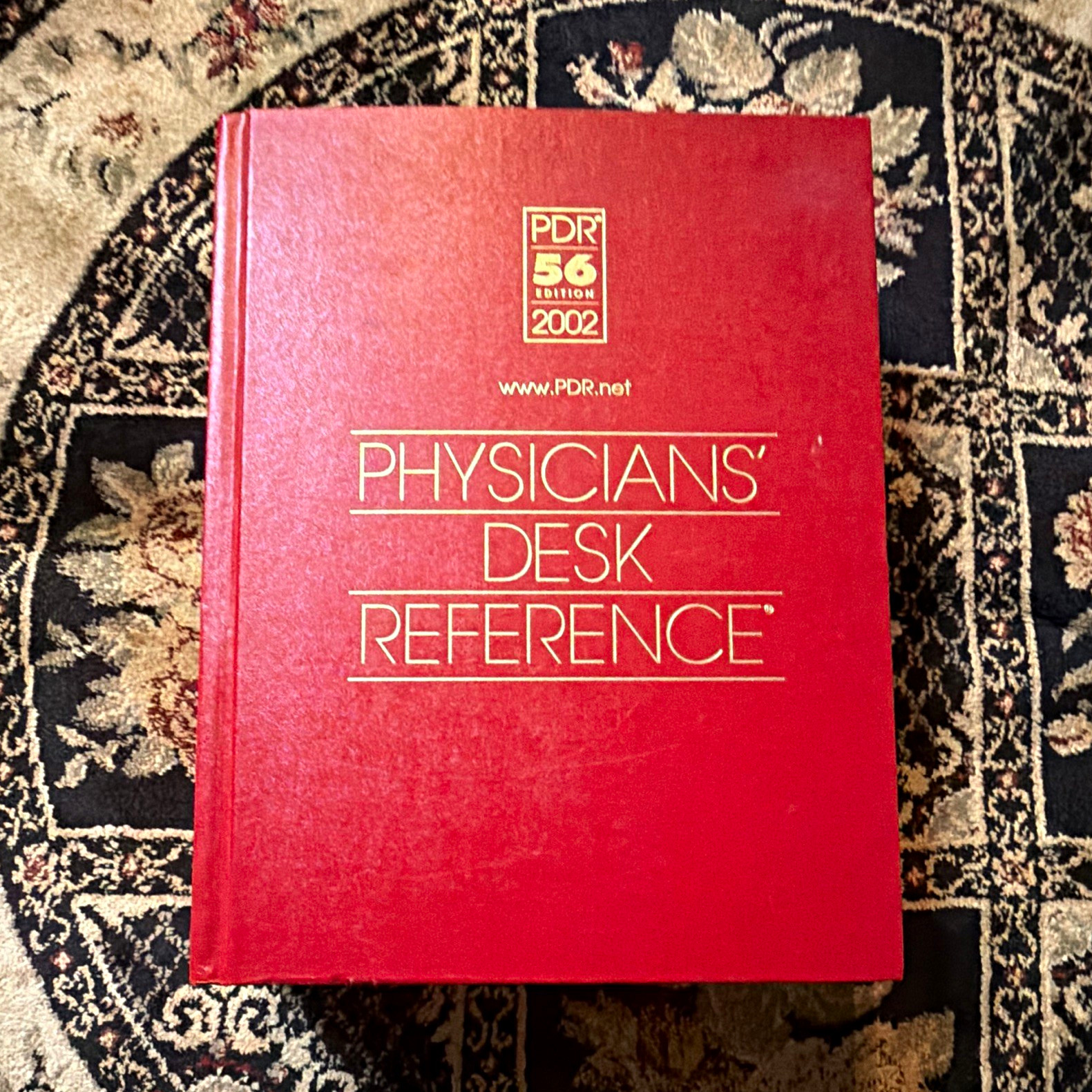 PDR Physicians’ Desk Reference 56th Edition 2002 Hardcover Medicine Drug Guide