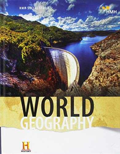 World Geography 2019 – Hardcover, by Houghton Mifflin Harcourt – Very Good w