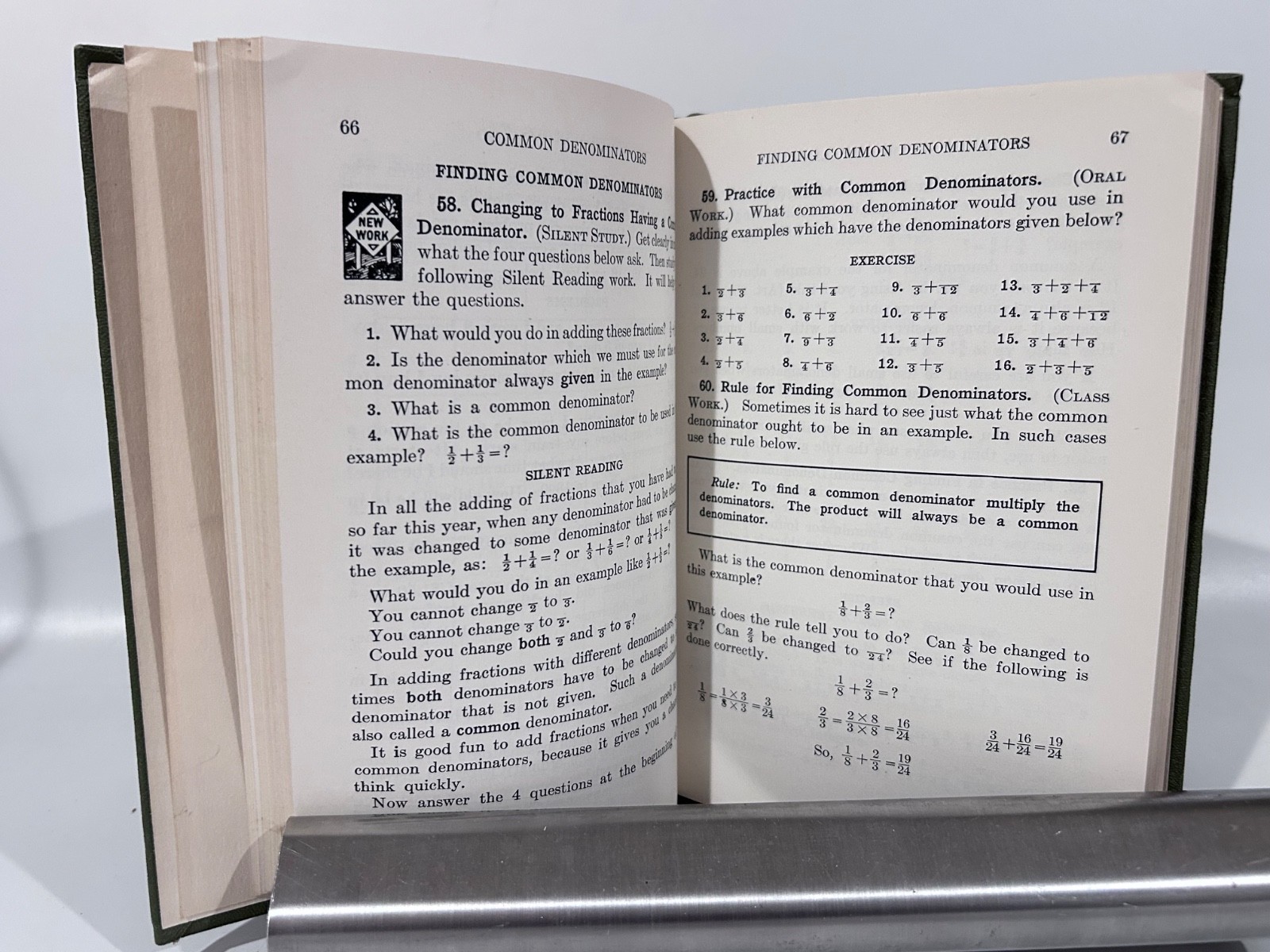 Knight: Standard Service Arithmetics, Scott Foresman 1927, Grade Five