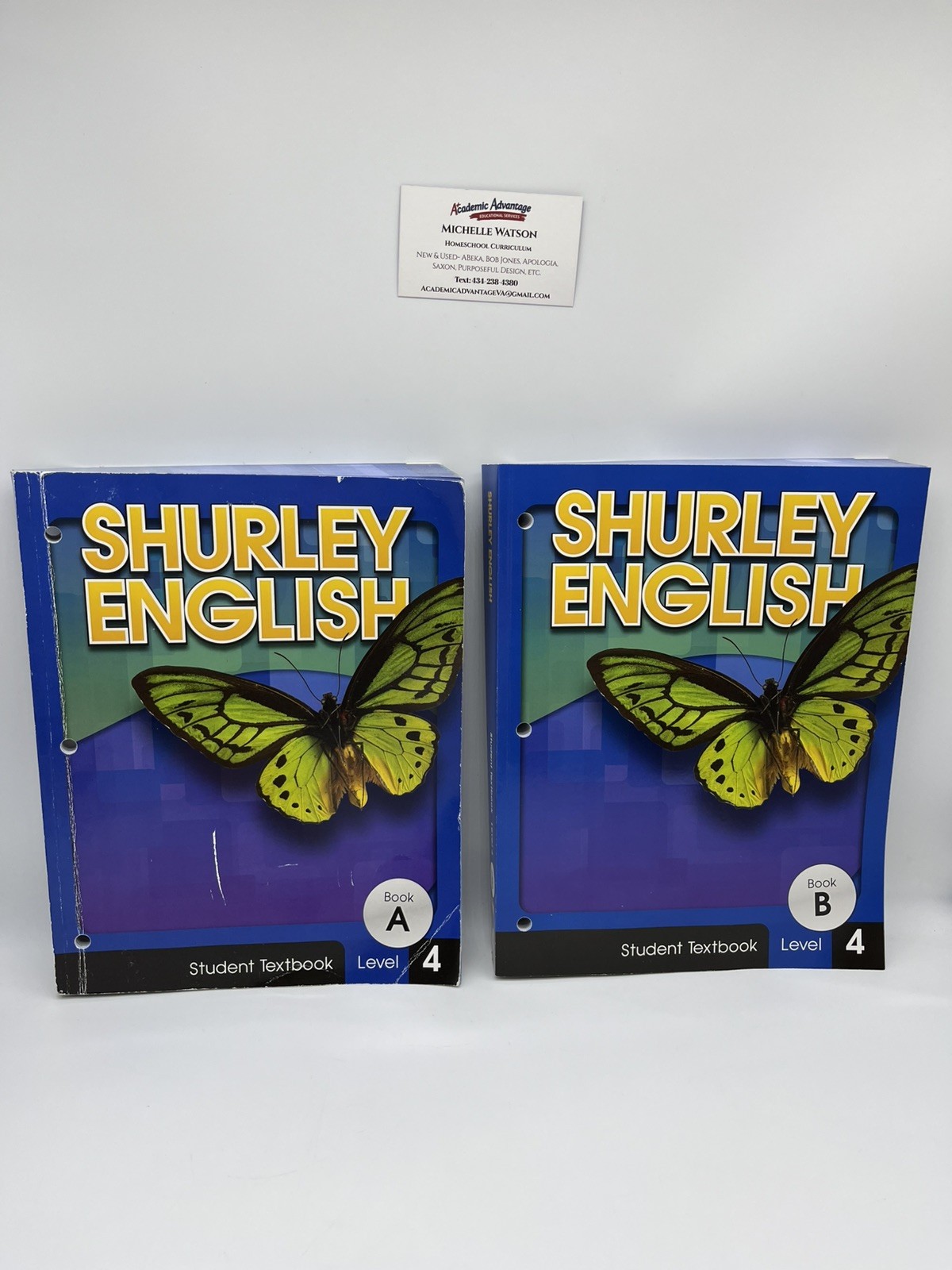 Shurley English Level 4 Student Work A & B, Homeschool / School Grammar
