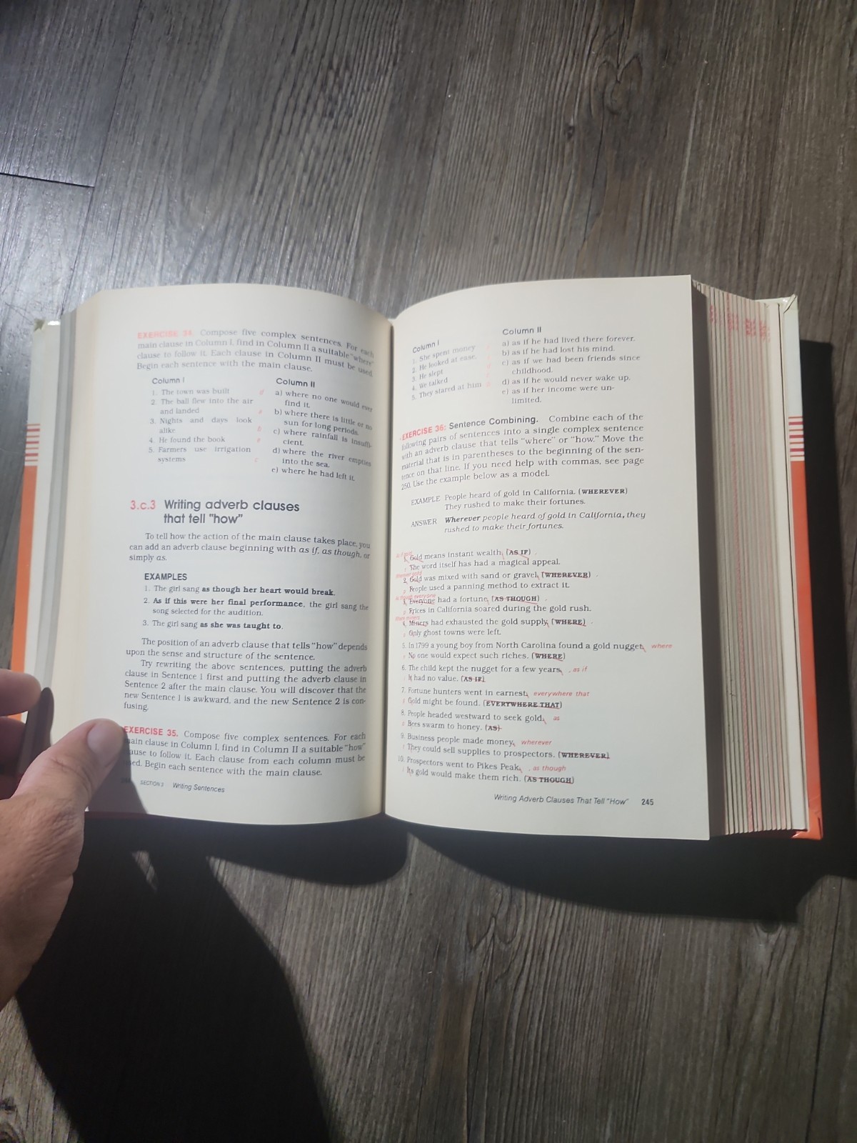 Grammar And Writing Teacher’s Annotated Edition Grade 12 Hardcover 1981
