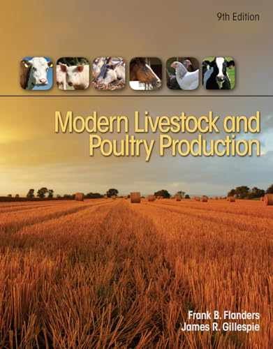 Modern Livestock & Poultry – Hardcover, by Flanders Frank; Gillespie – Very Good