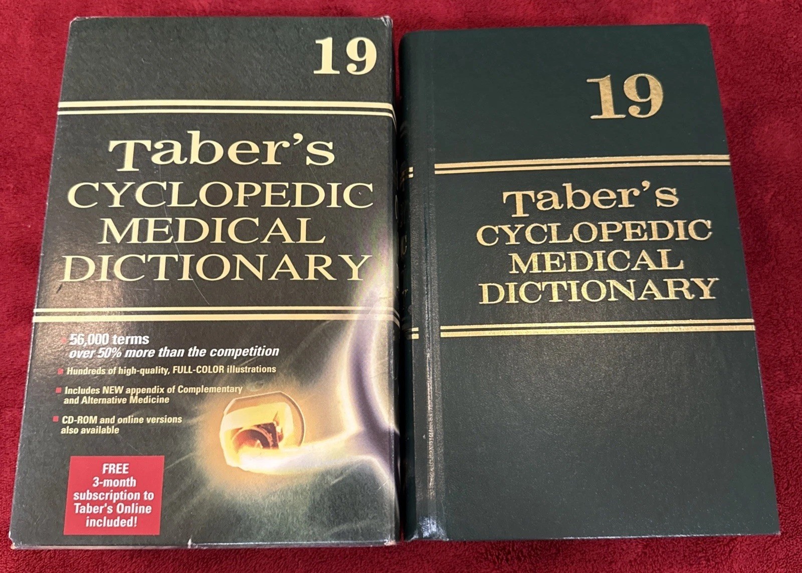 Taber’s Cyclopedic Medical Dictionary 19th Edition Full Color Illustrated