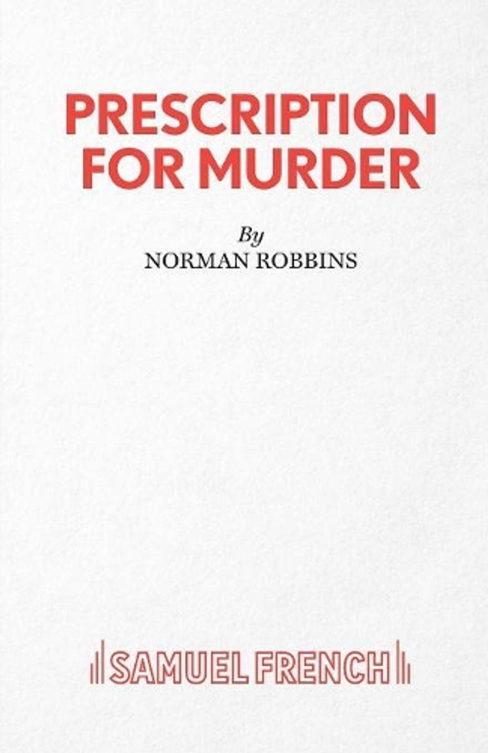 Prescription for Murder by Norman Robbins (English) Paperback Book