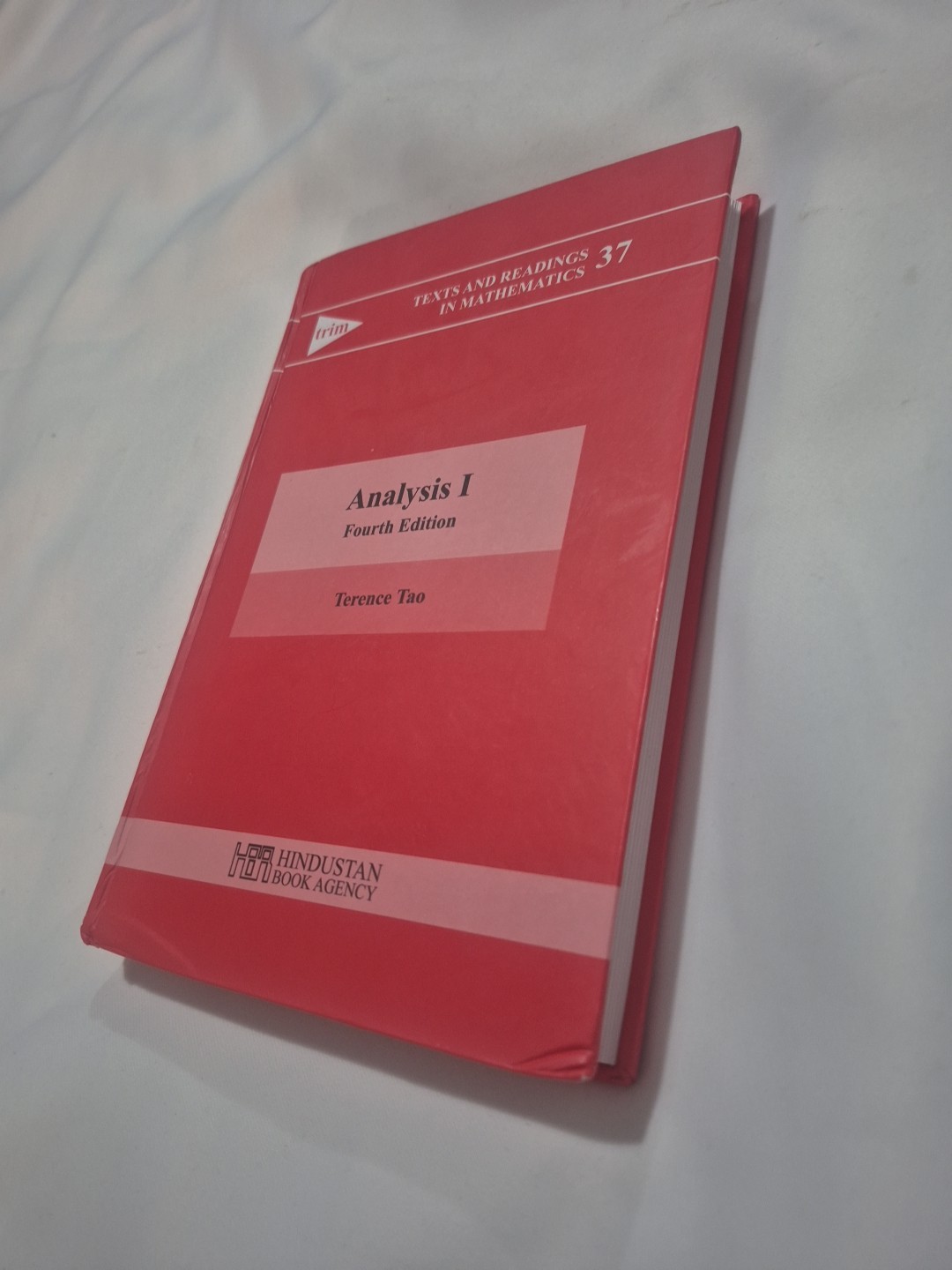 Analysis II, Third Edition, By Terence Tao, Texts and Readings in Math 38. Clean