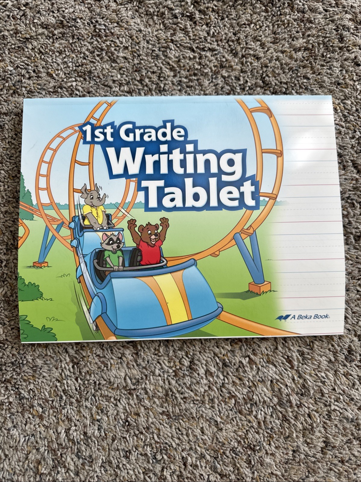 ABeka 1st Grade Writing Tablet, Clean Pages, Like New