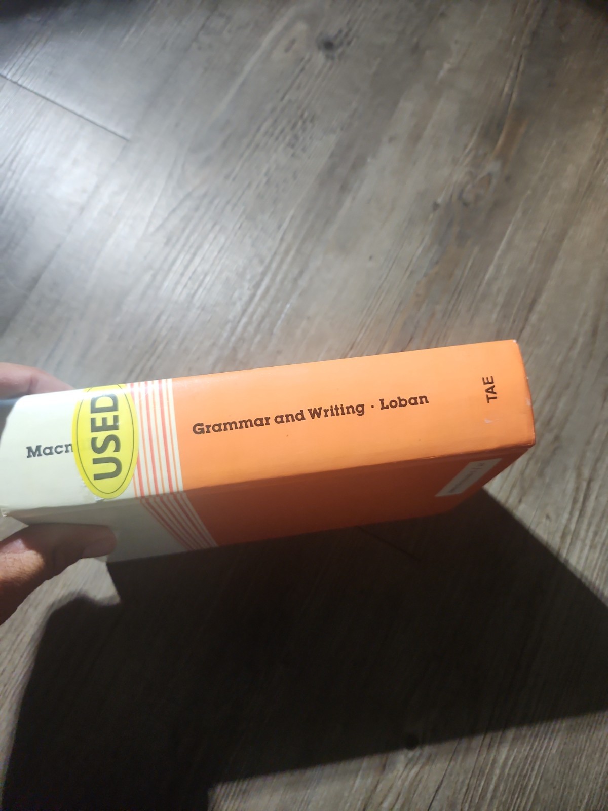 Grammar And Writing Teacher’s Annotated Edition Grade 12 Hardcover 1981