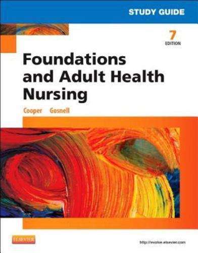 Study Guide for Foundations and Adult Health Nursi- 9780323112192, paperback, RN
