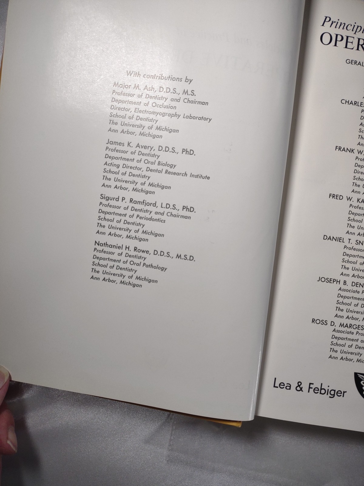 Principles And Practice Of OPERATIVE DENTISTRY | Hardcover – 1975
