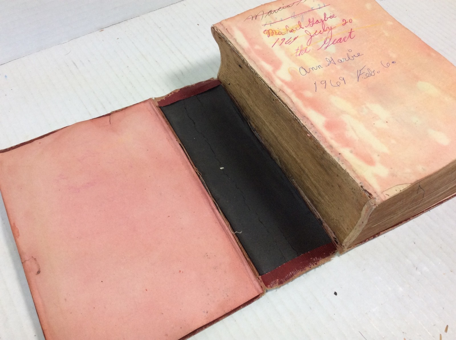 National Dictionary Self-Pronouncing 1943 Edition Noah Webster Business English