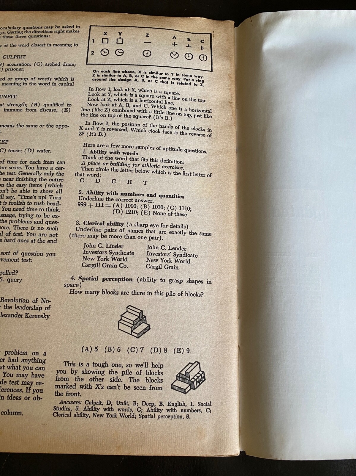 1965 unused Study Skills Workbook Junior High School Edition USA # SW-1