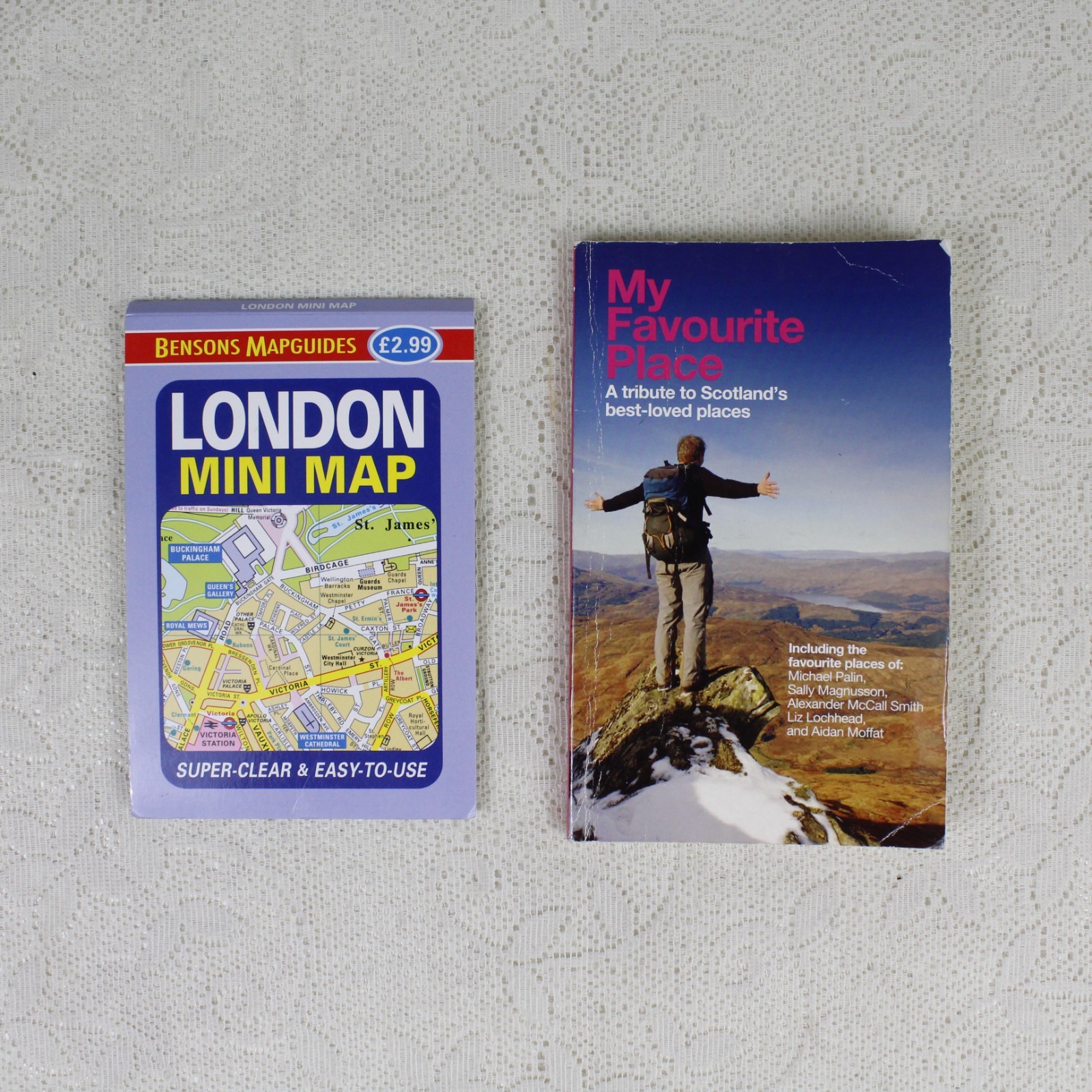 Vintage Tourist Maps Bundle United Kingdom Ordnance Survey Scotland England