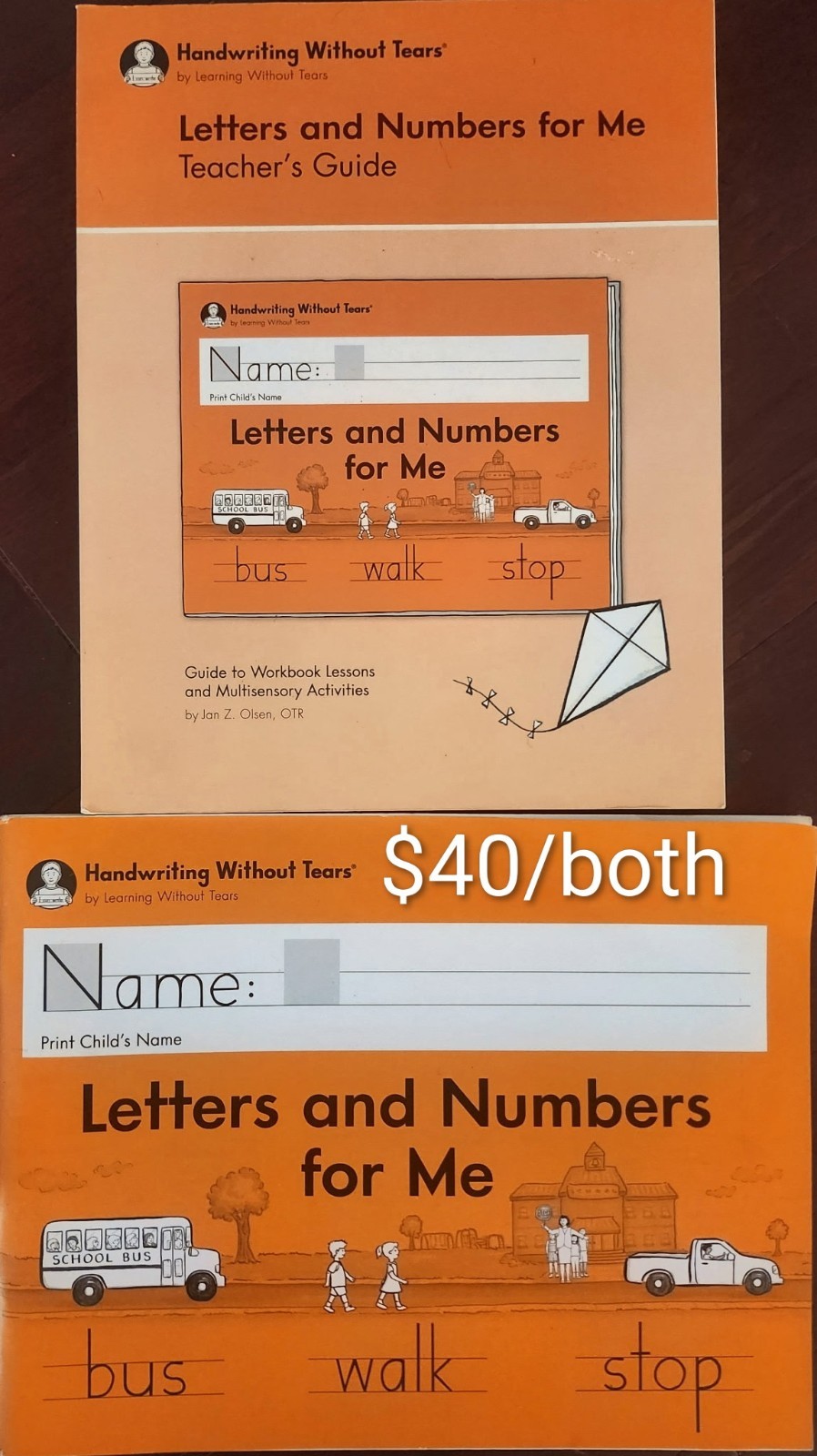 Handwriting Without Tears Letters and Numbers for Me Teacher’s Guide Paperback