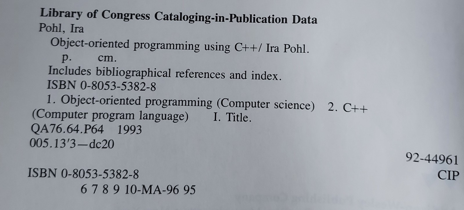 Lot of 7 Books on C++ Programming Object-Oriented Analysis & Design OO Using C++