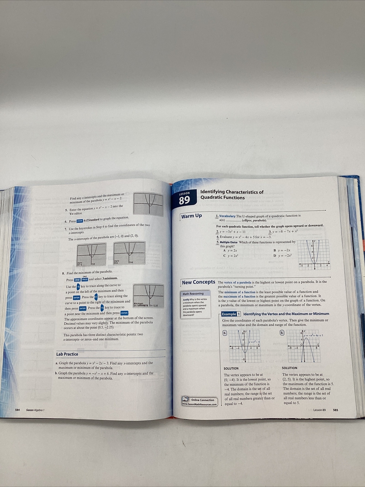 Saxon Algebra 1 Student Text (2009 Copyright) Hardback High School Math