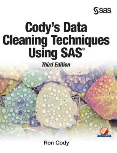 Ron Cody Cody’s Data Cleaning Techniques Using SAS, Third (Hardback) (UK IMPORT)