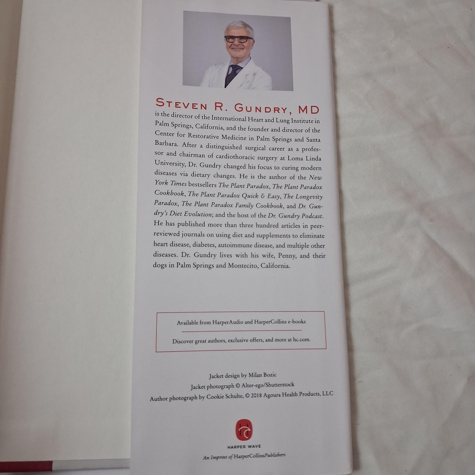 The Energy Paradox: What To Do When Get-Up-And-Go Has Gone Steven R Gundry HC