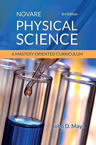 Novare Physical Science 3rd Edition – Textbook Binding By John D. Mays – GOOD