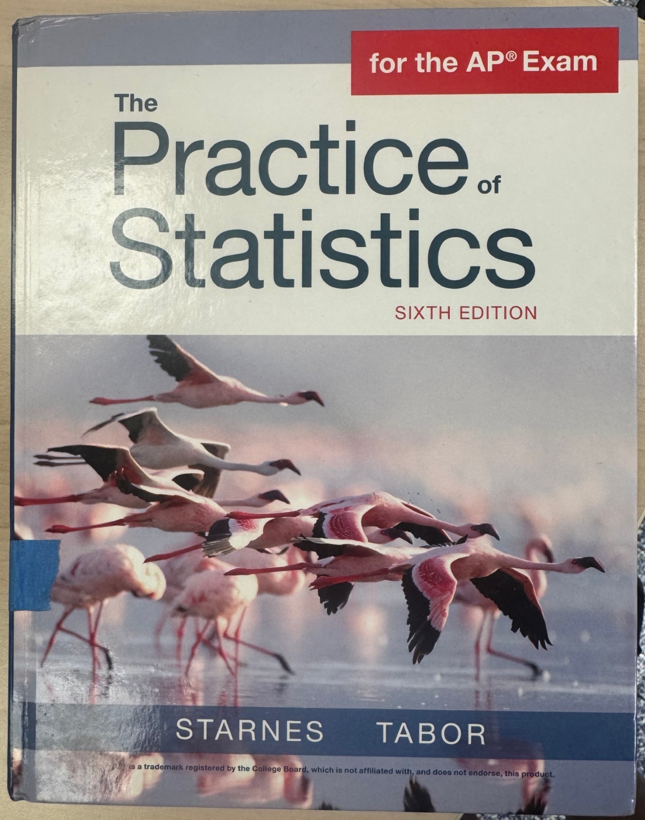 The Practice of Statistics 6th Edition by Starnes and Tabor – AP Edition