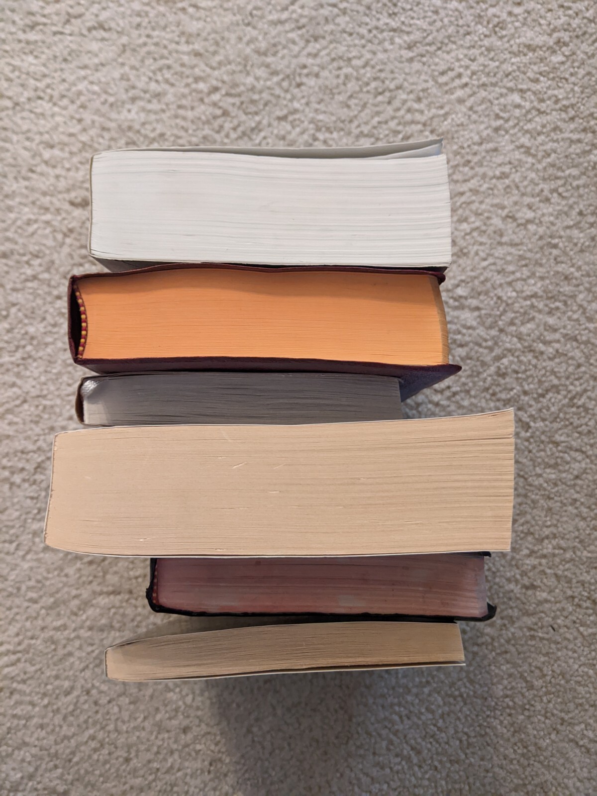 Holy Bible Book Lot Of (6). KJV Red Letter Edition, New Testament + 4 Others.