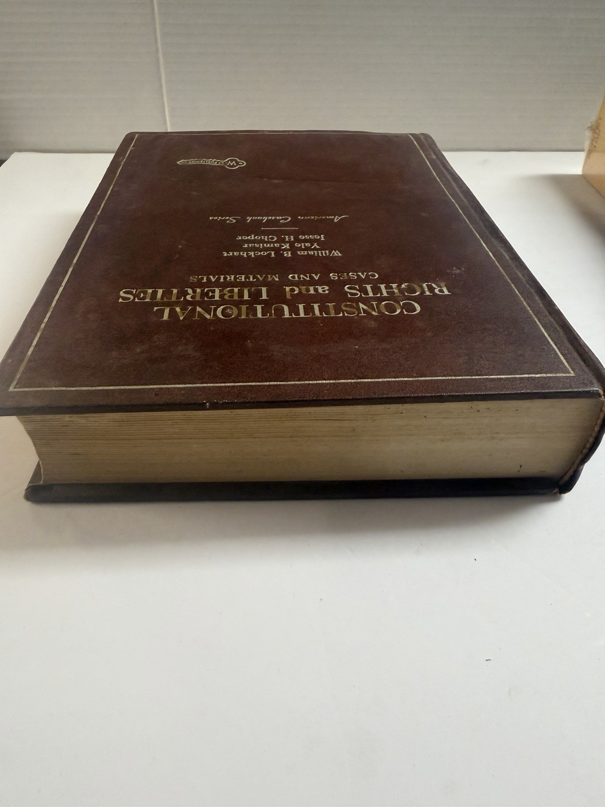 The American Constitution Cases And Materials 1967 American Casebook Series Rare