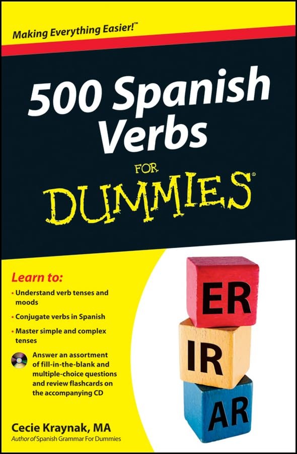 500 Spanish Verbs For Dummies