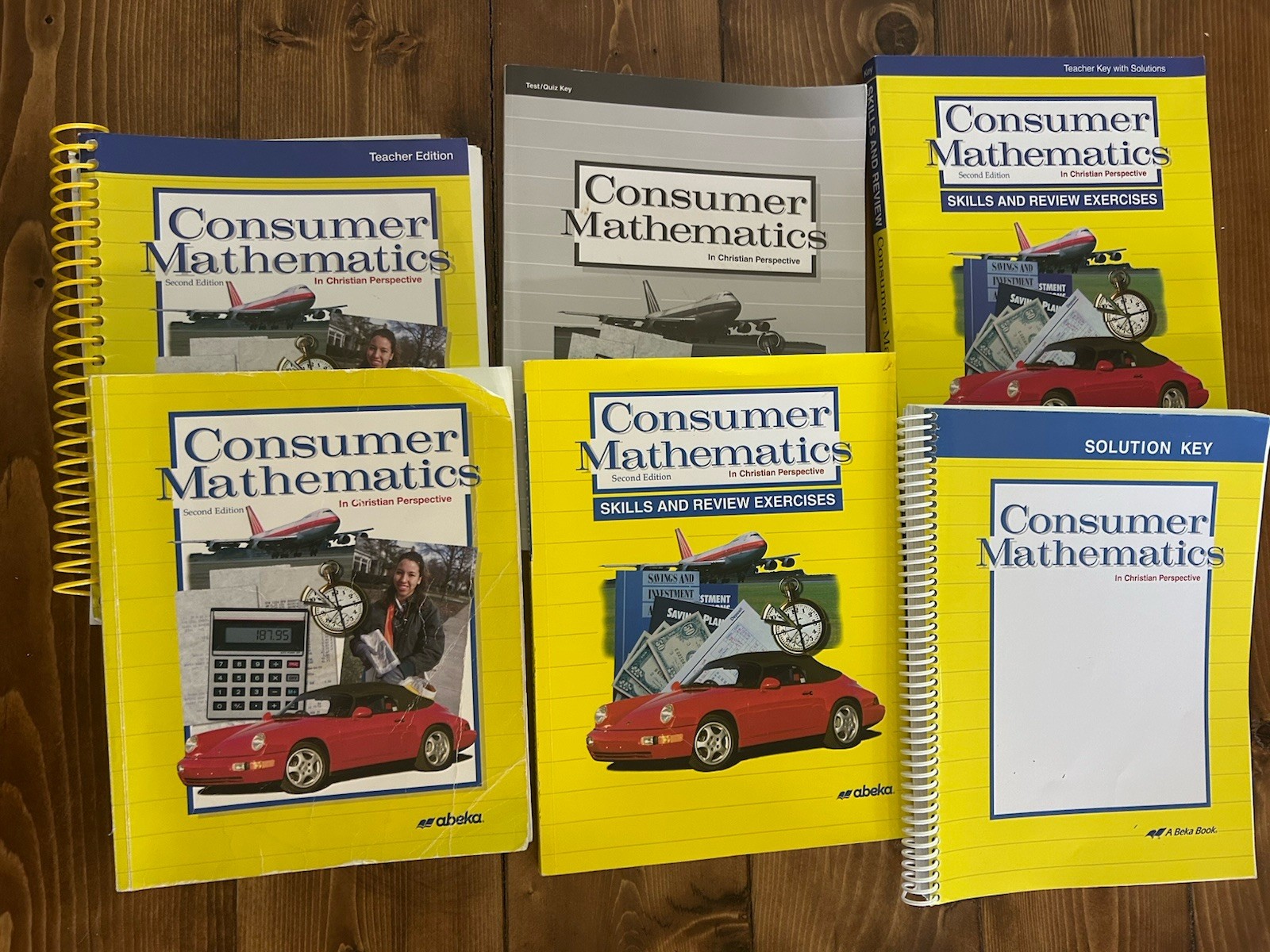 Abeka High School Consumer Mathematics 2nd Edition 6 Book Set for Homeschool
