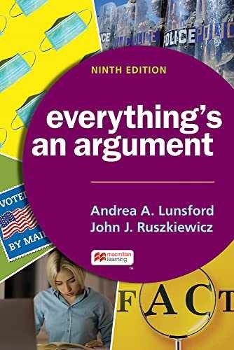 Everything’s an – Paperback, by Lunsford Andrea; Ruszkiewicz – Very Good z