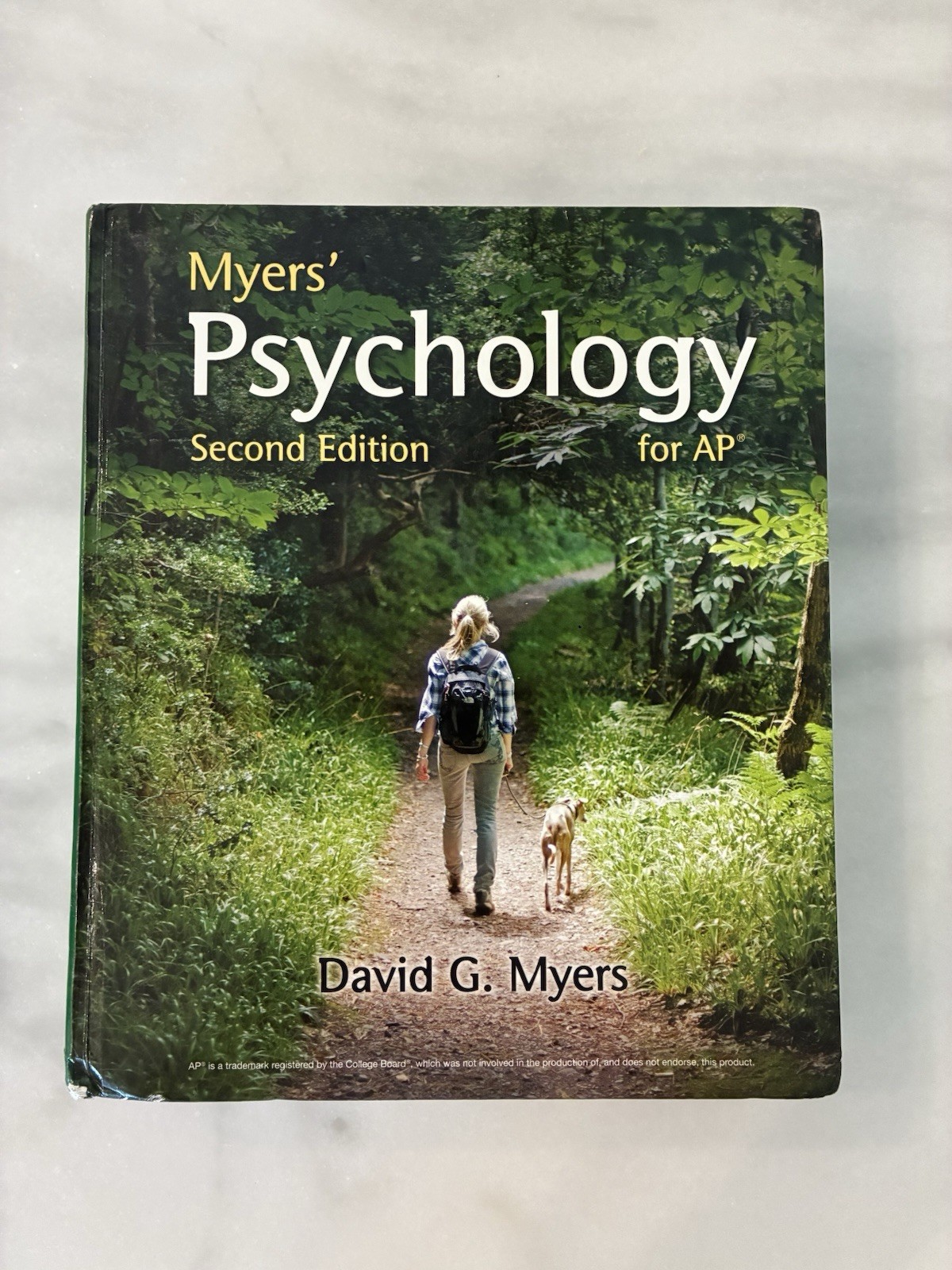 Myers’ “Psychology” Second Edition for AP, David G. Myers, 2014, Hardcover Text