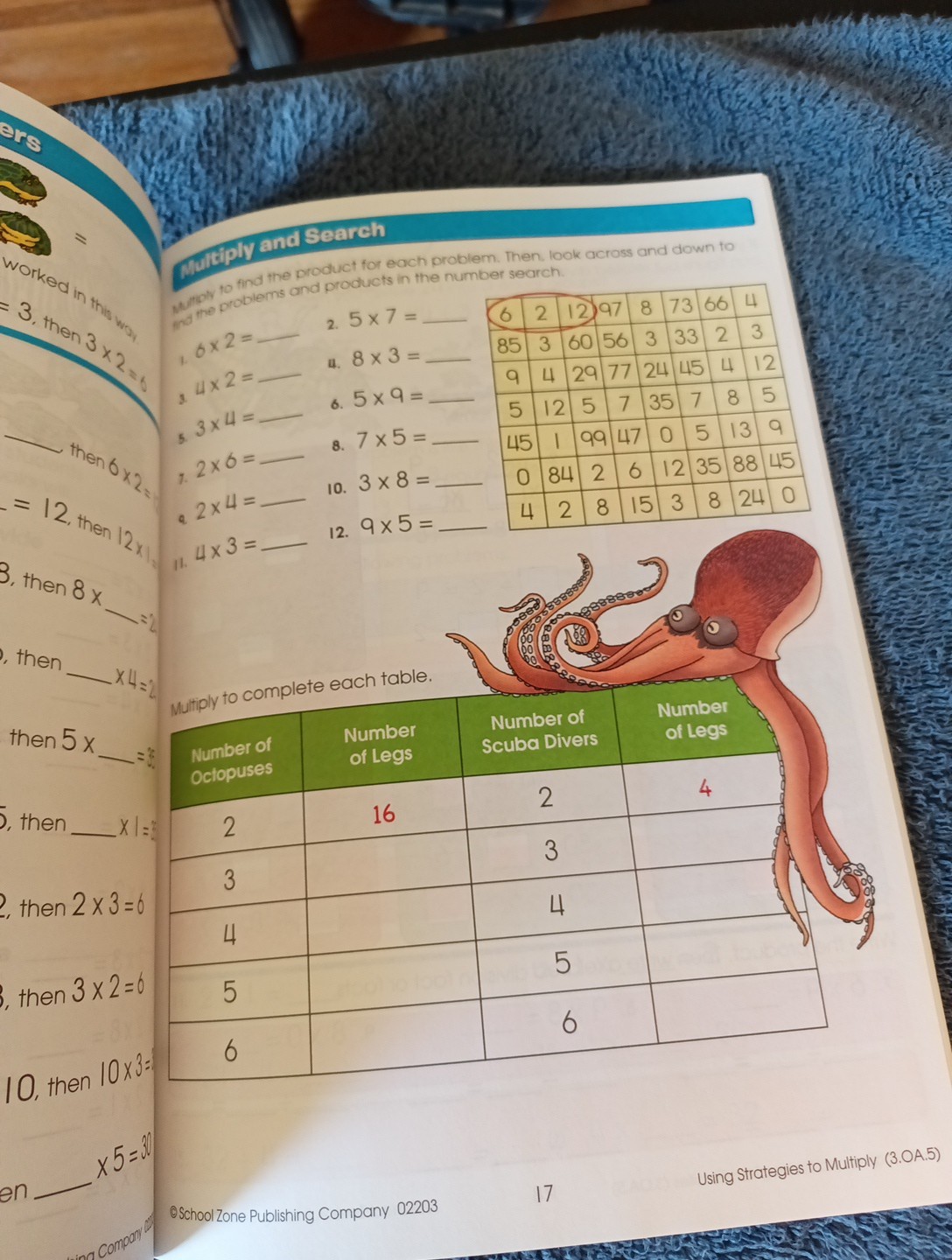 School Zone Math Basics 3 Workbook: 64 Pages Ages 8-9 Homeschool