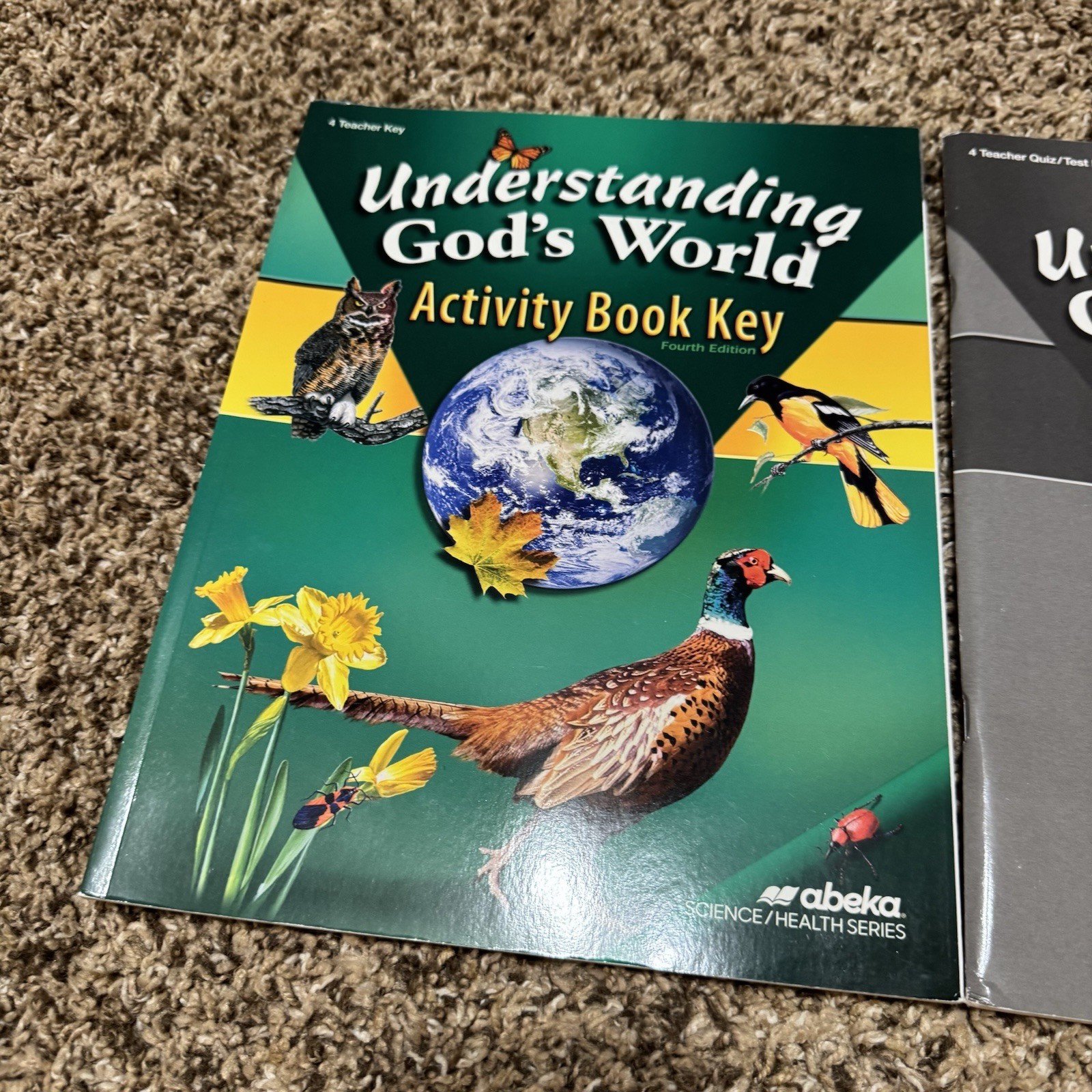 A Beka Understanding God’s World Fourth Edition 3 Book Set of keys, 4th grade