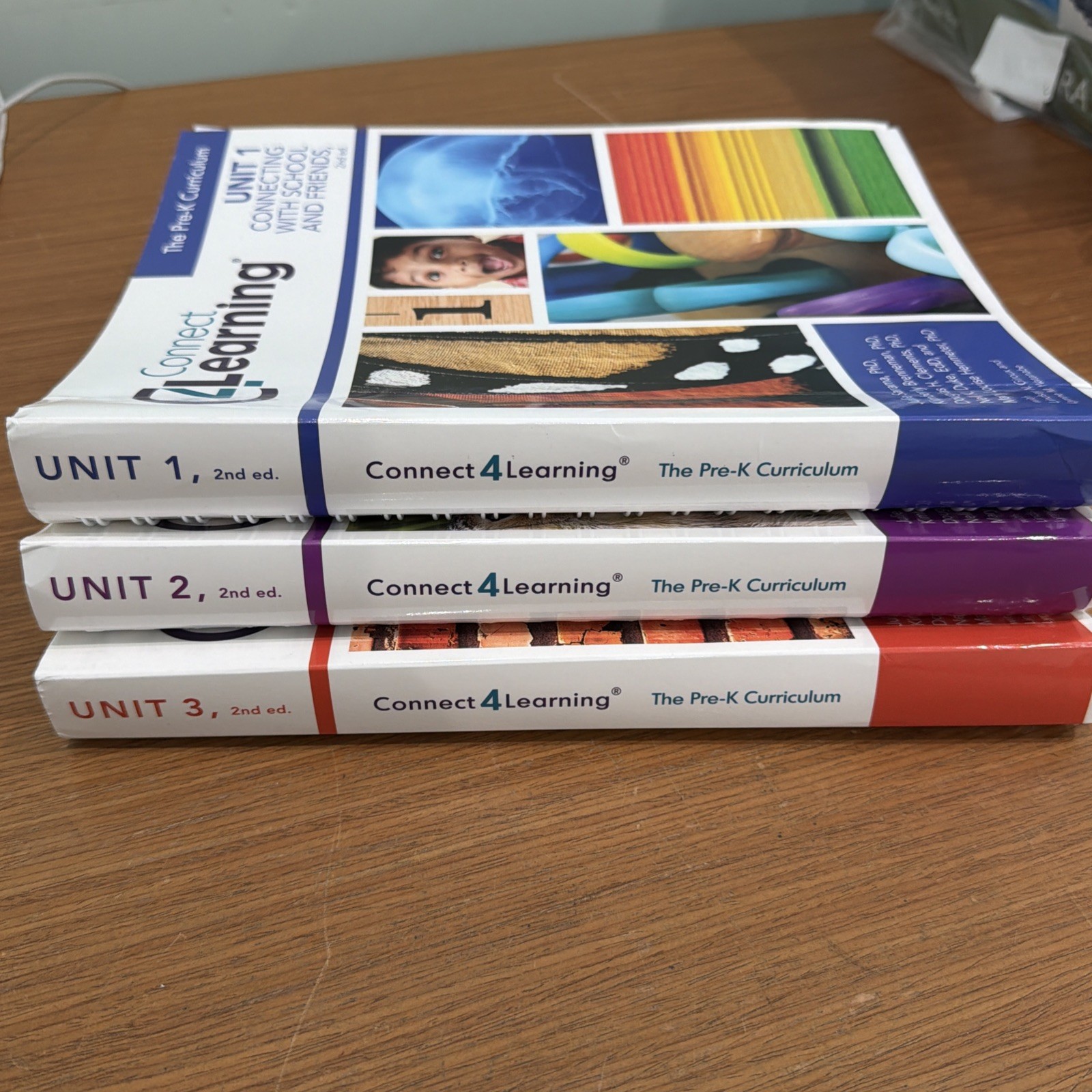 Connect 4 Learning The Pre-K Curriculum 2nd Edition Units 1-3 Teacher Ed. UNUSED